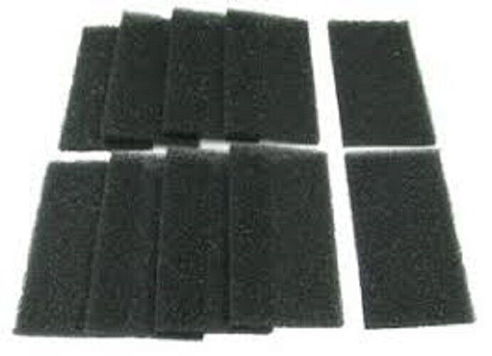 Invacare Perfect Oxygen Foam Cabinet Filter, 7 x 4 x 1/2 Inches - Pack Of 10