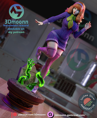 Daphne 3D gedruckter Modellbausatz Statue - unbemalt und unmontiert