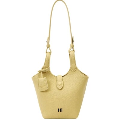 Chio2nd Umhängetasche Gelb Damen Beuteltasche PU Frühling Sommer Modisch