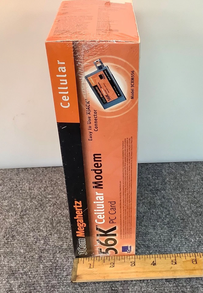 3Com Megahertz 56K Cellular Modem PC Card NEW IN BOX old school NOS vintage GD - Image 4 of 4