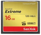 SanDisk 16GB Extreme CF Compact Flash UDMA Memory Card 120MB/s 800x SDCFXS-016G