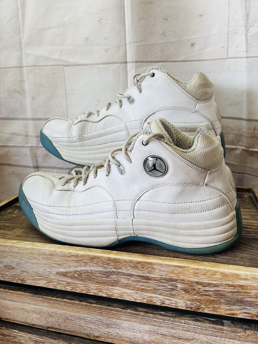 Jordan Jumpman Team 1 White/University Blue Size 13 Flawed