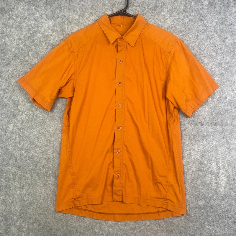 arcteryx trim fit stretch button up short sleeve shirt