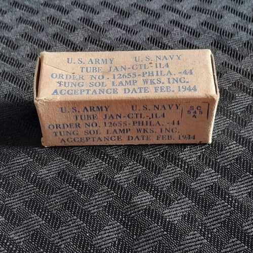 Vintage lot of (5) U.S. Army Signal Corps and U.S. Army/Navy radio tubes - Picture 12 of 13