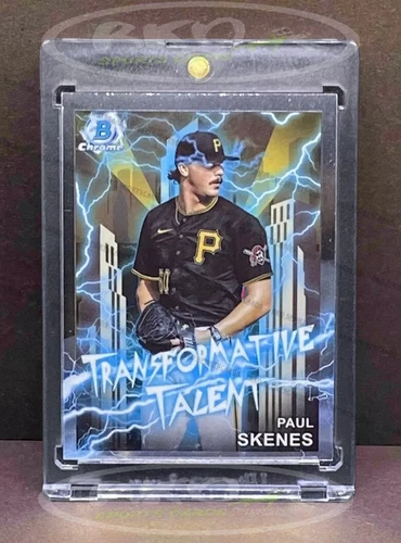 Paul Skenes RARE ROOKIE RC BOWMAN CHROME LIGHTNING INVESTMENT CARD PIRATES ROY