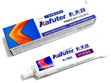 Silikone Klebstoff Dichtungskleber Kafuter K-705 Industriekleber transparent 45g