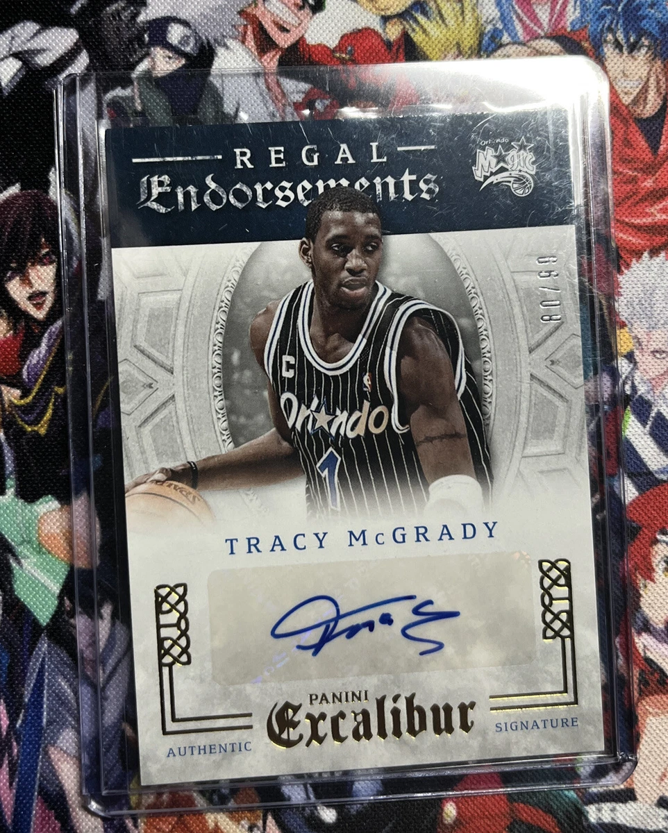Panini Tracy McGrady Basketball Autographed Sports Trading Cards