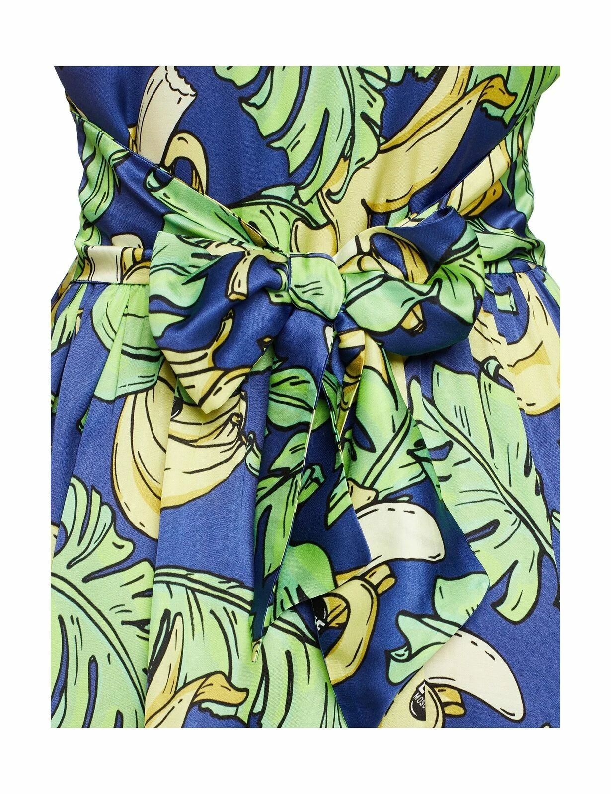 Abito manica corta Love MOSCHINO stampa banana nuovo con etichetta tg 6