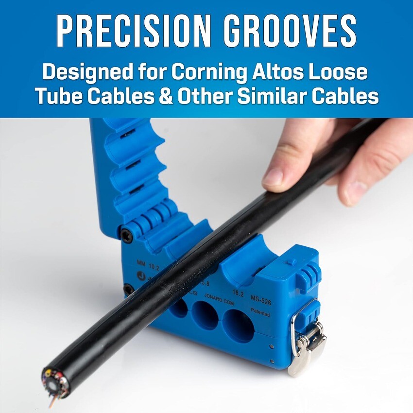 Jonard Tools Mid Span Slit & Ring Tool, 10.2 mm-18.2 mm, ‎MS-526