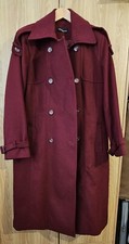 Winter Coat Size 16 Burgundy Wardrobe Essentials