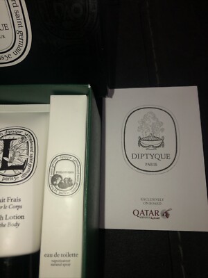 Diptyque Paris Qatar Airways Parfume Body Exclusive Gift Set