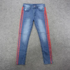 Fourstar Fashion Jeans Mens 32x32 Blue Light Wash Skinny Jeans