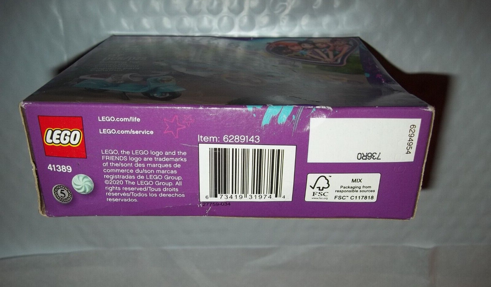 nib LEGO Friends 41389 Stephanie ICE CART Set Building Toy 97 pcs