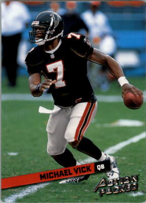 2002 Leaf Rookies and Stars Action Packed Silver #16 Michael Vick /500 - NM-MT