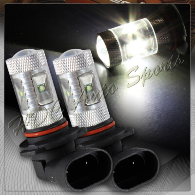 2 X 9006 HB4 CREE White 6 LED 30W High Power Headlight Fog Driving Light Bulbs 