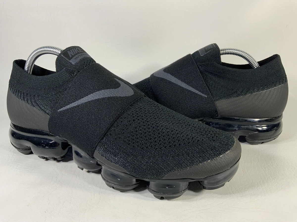 Nike Air Vapormax Flyknit Moc Triple Black Anthracite Size 10 Rare  AH3397-004
