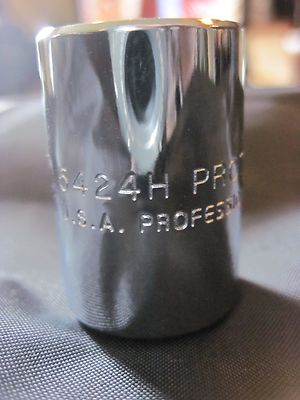 NEW PROTO Professional USA 6  POINT 3/4'' SAE Impact Socket Head 5424H
