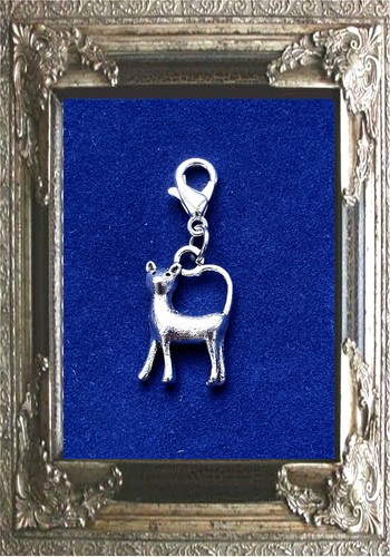 CHARM ANHÄNGER KATZE KATER MAUS mit 925er SILBER Karabiner für ARMBAND + KETTE - Bild 2 von 11