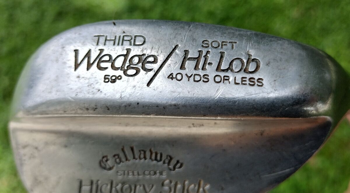 Callaway Hickory Stick Third Wedge 59° Soft Hi Lob - Steel Callaway Hickory Stick Third Wedge 59° Soft Hi Lob - Steel