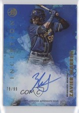 2021 Bowman Inception Blue Foil 79/99 Zavier Warren #PA-ZW Auto 0m8