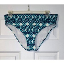 Victorias Secret Bikini Bottoms Tribal IKAT watercolor Size L