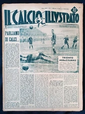 magazine IL SOCCER ILLUSTRATO year 1943 number 5 Ambrosiana - Atalanta