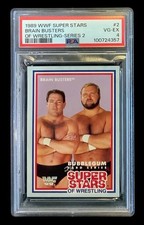 1989 market scene #2 brain busters rc; arn anderson MSL WWF superstars PSA 4