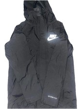 Nike Storm-FIT Hooded Lightweight Full-Zip Windbreaker Jacket Black kids