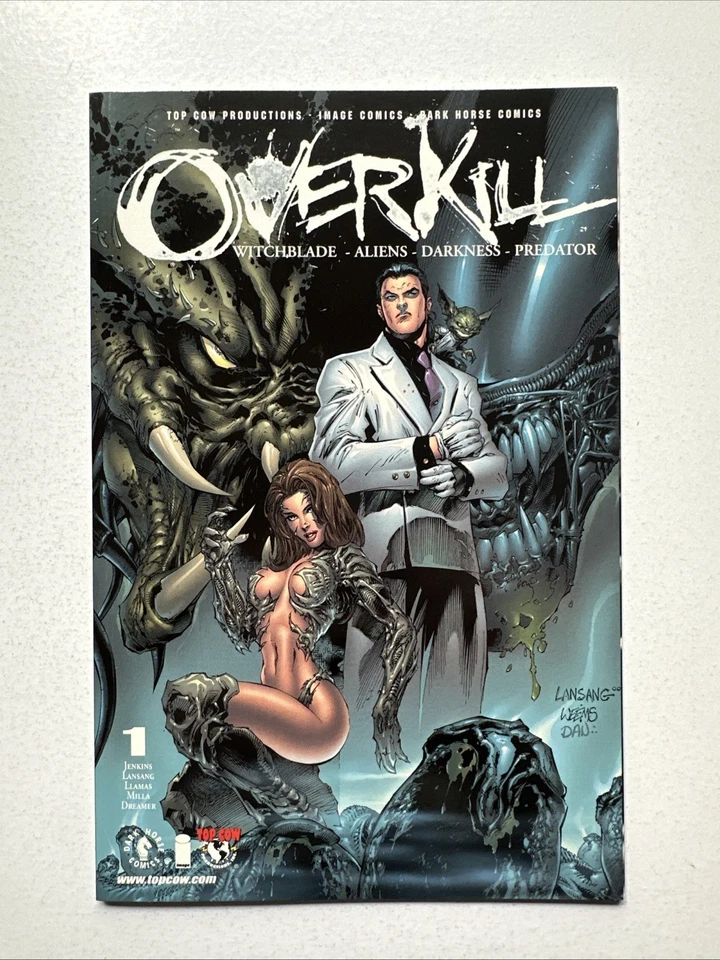 Overkill #1 #2 Aliens, Predator, Witchblade Full Set Image, Dark Horse 2000 - Image 2 of 4