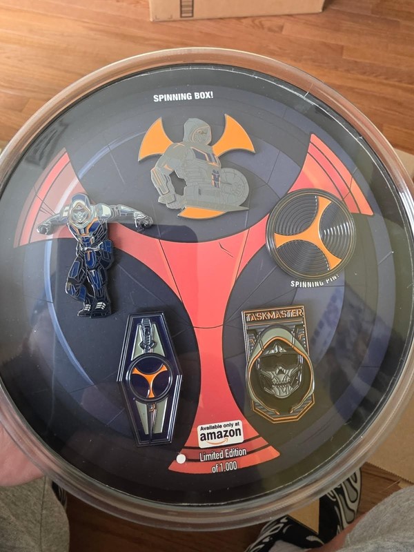 Black Widow "Taskmaster" 5 Lapel Pin SetMarvel Studios