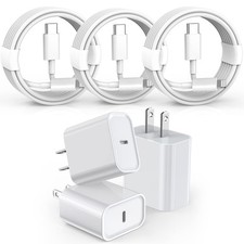 3 Pack Fast Charger iPhone,  Apple MFi Certified  6FT iPhone Charger Fast Charg...