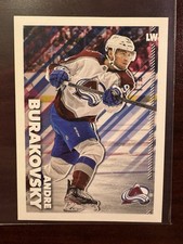 2022-23 Topps NHL Album Sticker #134 Andre Burakovsky - Colorado Avalanche