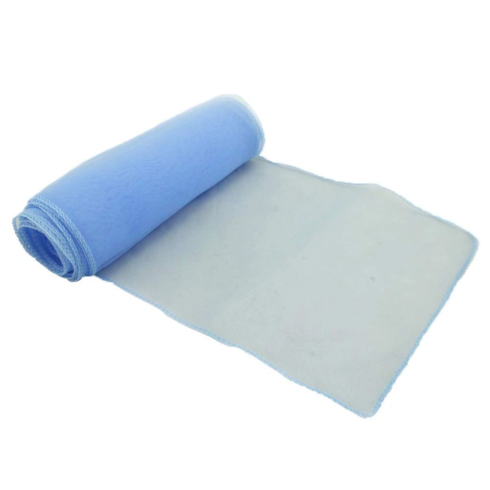 50 arcos de cadeira azul organza bebê para casamento 7x108 polegadas fio de cristal transparente C... - Imagem 2 de 4