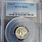 1945-S Mercury Dime PCGS MS66 Silver 10C
