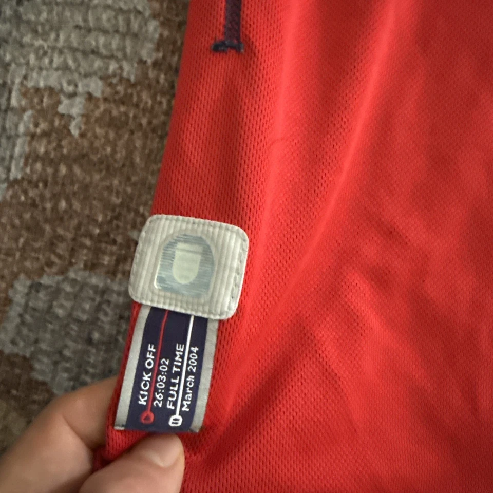 Double Sided Retro Umbro England National Team Practice Jersey Size XL 2004 - Image 3 of 4