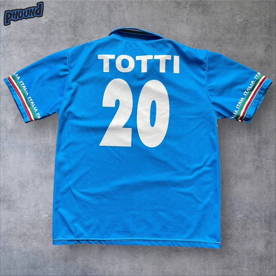 Camiseta Vintage Selección Italia Talla XL Número 20 Toto Souvenir Usada en Excelente Condición Foto 2 de 4