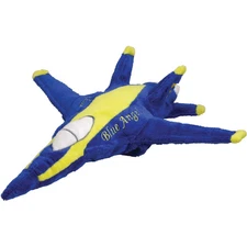 NEW Wow Toyz Cuddle Zoo Blue Angels Plush Jet