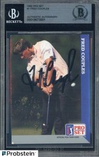 Fred Couples Signed 1992 Pro Set Golf #1 BGS BAS AUTO