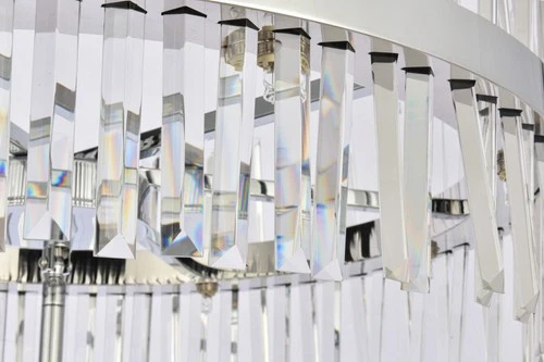 Elegant Lighting 6200G36L3 Serephina 46 Light 36"W Crystal - Gold - Picture 12 of 12