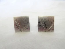 Vintage Sterling Silver Cufflinks Signed JML Made in USA
