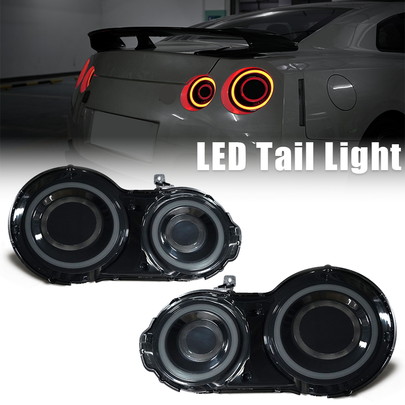 For 2007-2017 Nissan GTR GT-R R35 A Pair Fit Rear Lamps Assembly