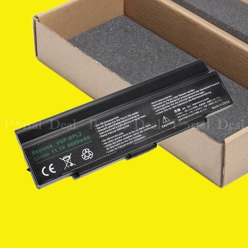 9 cell NEW Laptop Battery for Sony Vaio VGN-FS550 VGN-FS570 - Picture 1 of 1