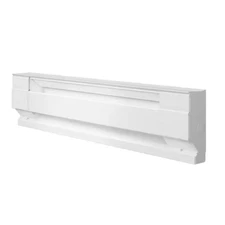 Cadet 24 Inch Electric Baseboard Heater Convection White 240/208-Volt