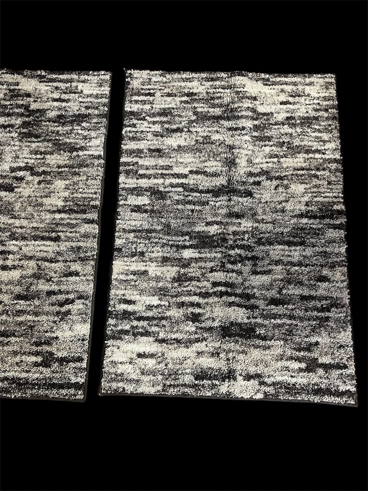 Lote de 2: Alfombra de baño Mohawk Home Magnus - Gris y blanco 43x30" Foto 2 de 2