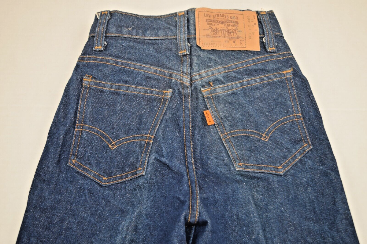 Levi's Jeans VTG 1979 Dark Blue Slim Fit Straight Leg Made
