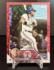 2023 Topps #512 Kole Calhoun Red Foil #/199