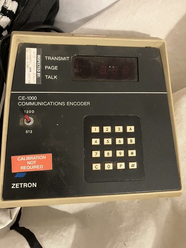 ZETRON CE-1000 paging encoder 1200/512 baud VINTAGE pager equipment