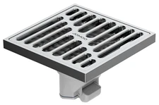 Jomoo Square Tile Insert Floor Waste Shower Grate Drain Copper Alloy Bathroom