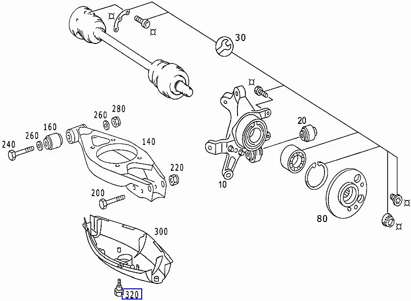 Mercedes 10mm Hex-Head Self-Tapping Bolt/Screw A2109900336 New 