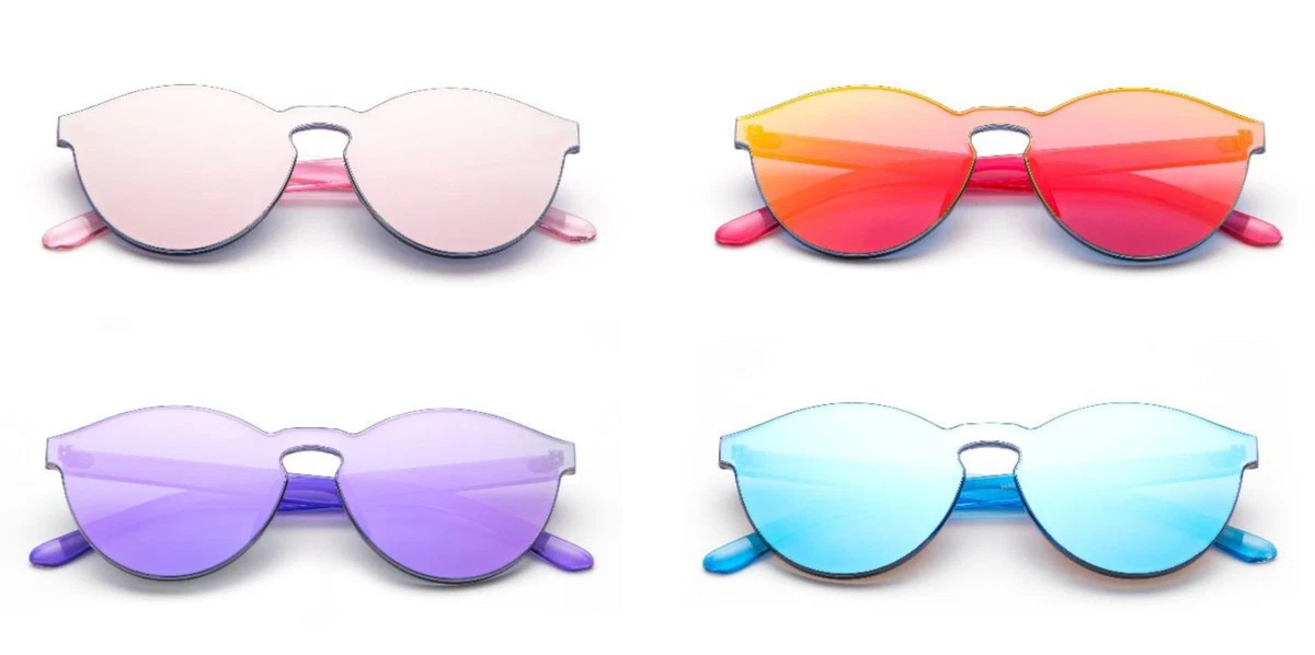 Cateye‎ Runway Sunwear Sunglasses Cream Purple Lenses Retro Mod RS639 Khaki Cat Eye Purple Retro Sunglasses for Women for sale | eBay main image 2